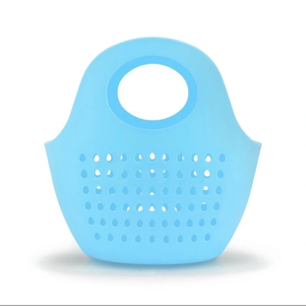 3 for $15 SALE Target Bullseye Blue Tote / Basket with 3 Removable Charms